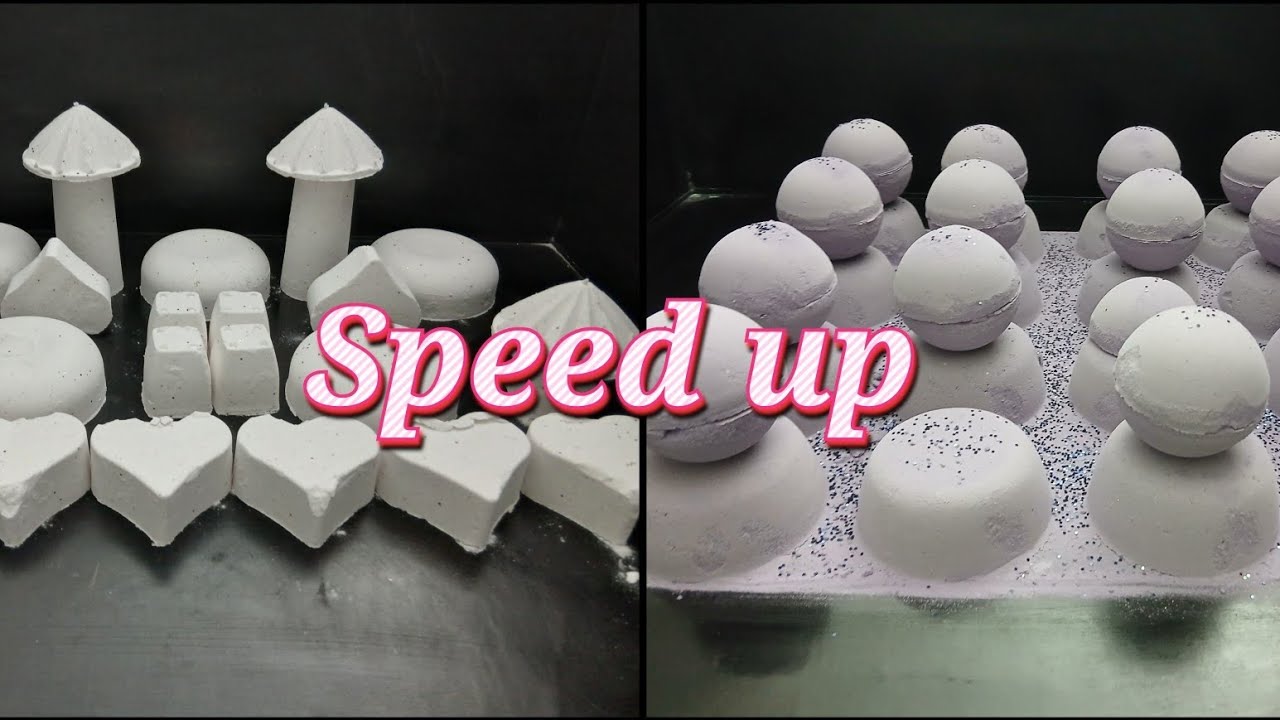 ASMR baking soda crushing 2x speedy edit asmr