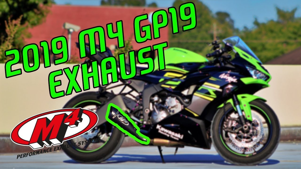 2019 ZX6R M4 Slip On Exhaust