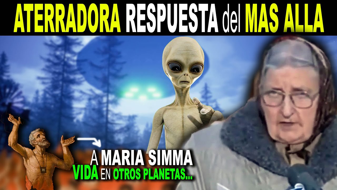 PERTURBADORA fue la RESPUESTA a MARIA SIMMA del MÁS ALLÁ,  sobre VIDA EXTRATERRESTRE, Italy - USA