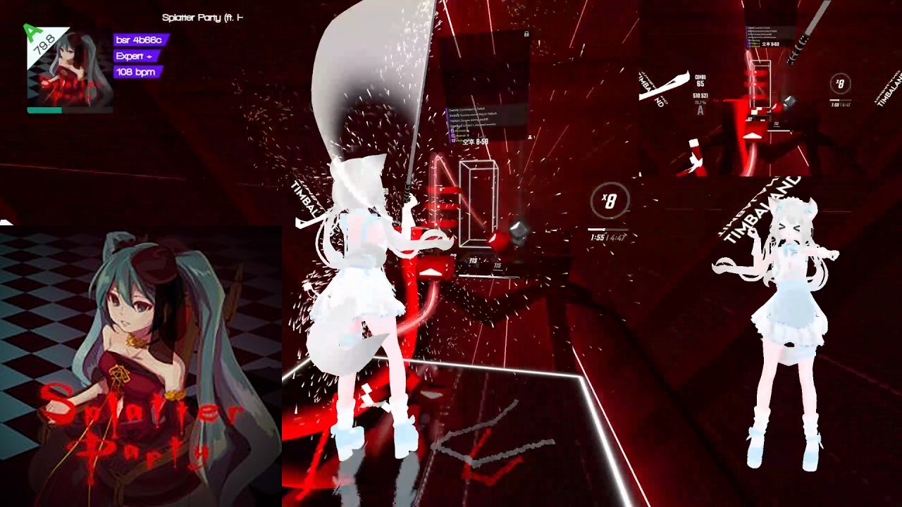 [비트세이버] Splatter Party / 카메리아 (feat. 하츠네미쿠) [Expert+]