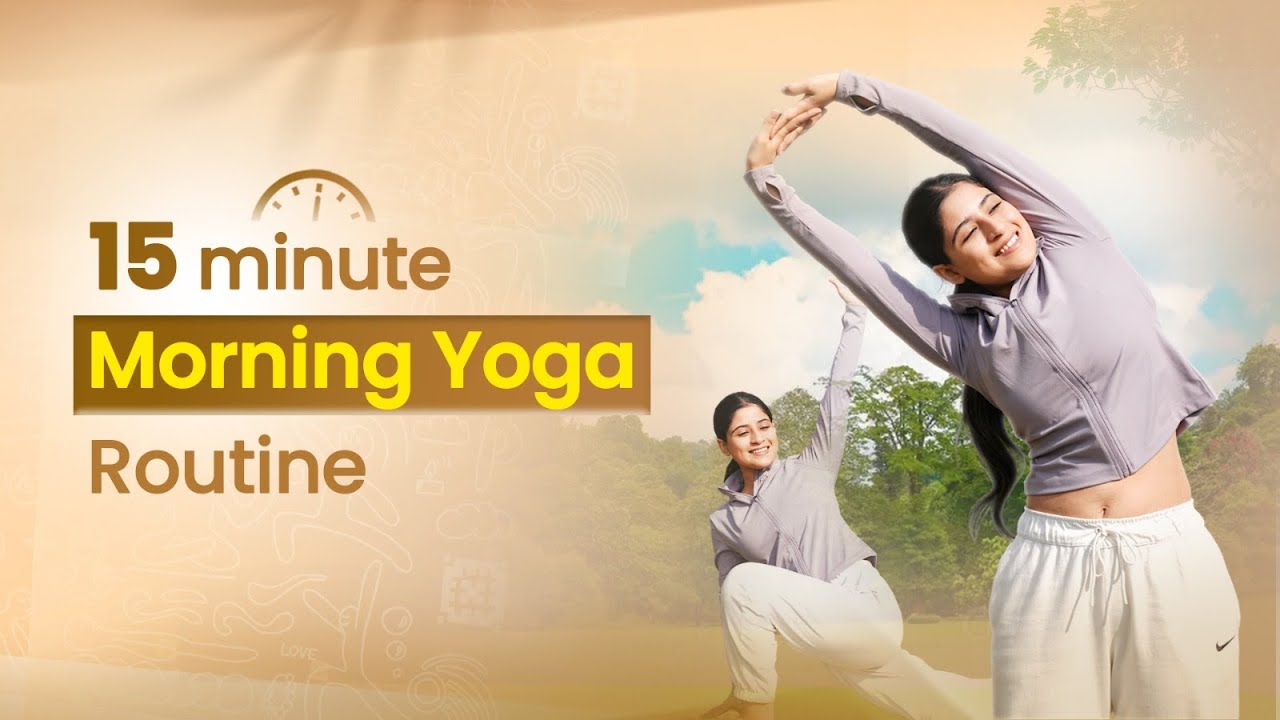 15 Minute Morning Yoga for Beginners | Daily Yoga for Energy, Flexibility & Weight Loss