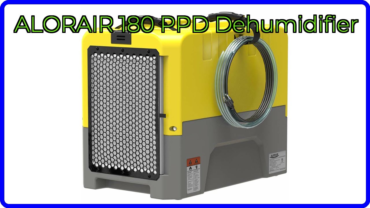 REVIEW (2026): ALORAIR 180 PPD Dehumidifier. ESSENTIAL details.