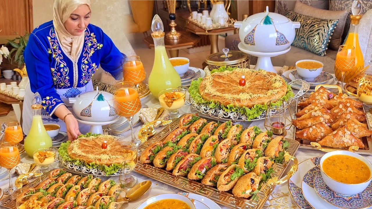 سابع فطور رمضان ساهل وسريع عشاء السحور المالح والحلو بنفس العجين مملحات بدون فرن تحلية خطير بسطيلة