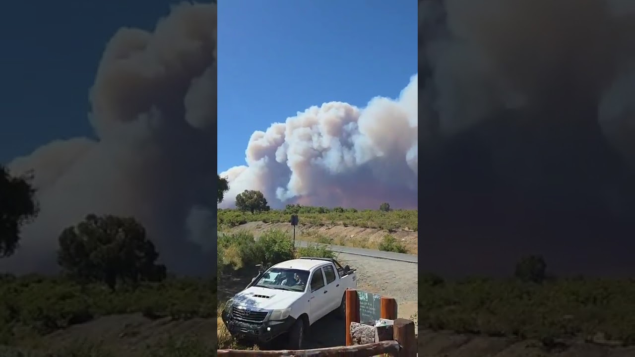 #incendios #ahora Alerta Máxima , explortaron todos los incendios en #cholila #IncendiosForestales 
