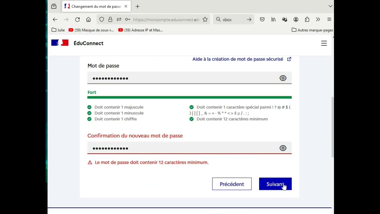 Tuto : 1ère connexion à Educonnect