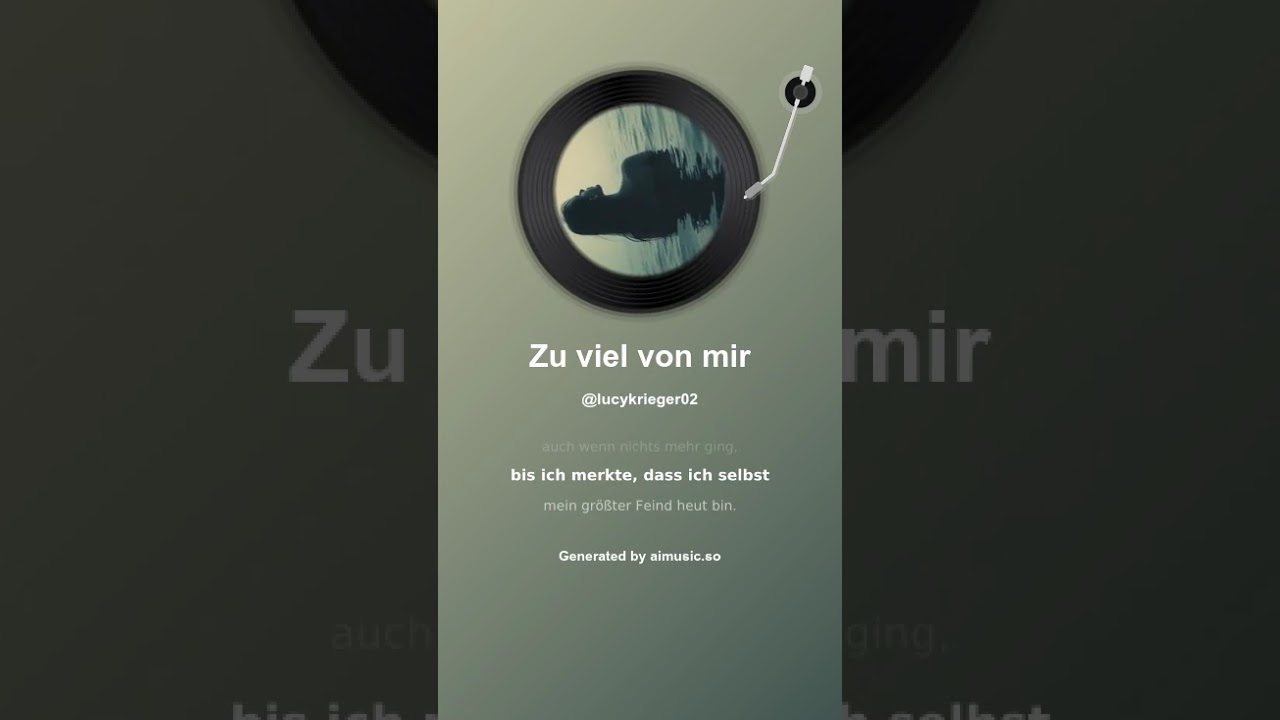 🖤 Zu viel von mir