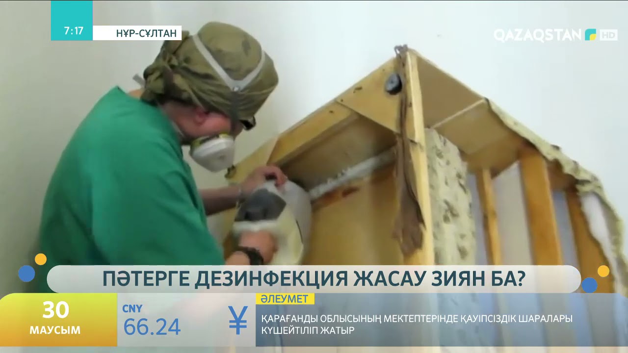 Пәтерге дезинфекция жасау зиян ба?