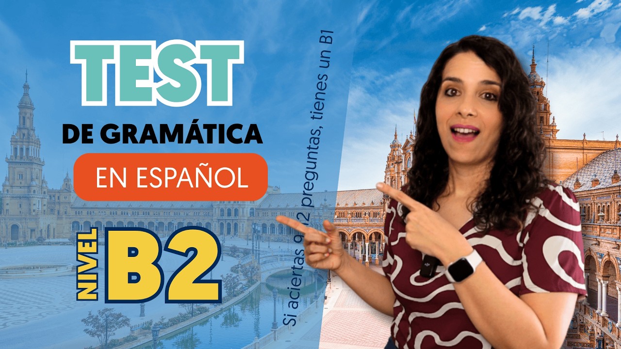 ✅ Si aciertas 12/15 tienes un NIVEL B2 - Aprender español || Nivel intermedio