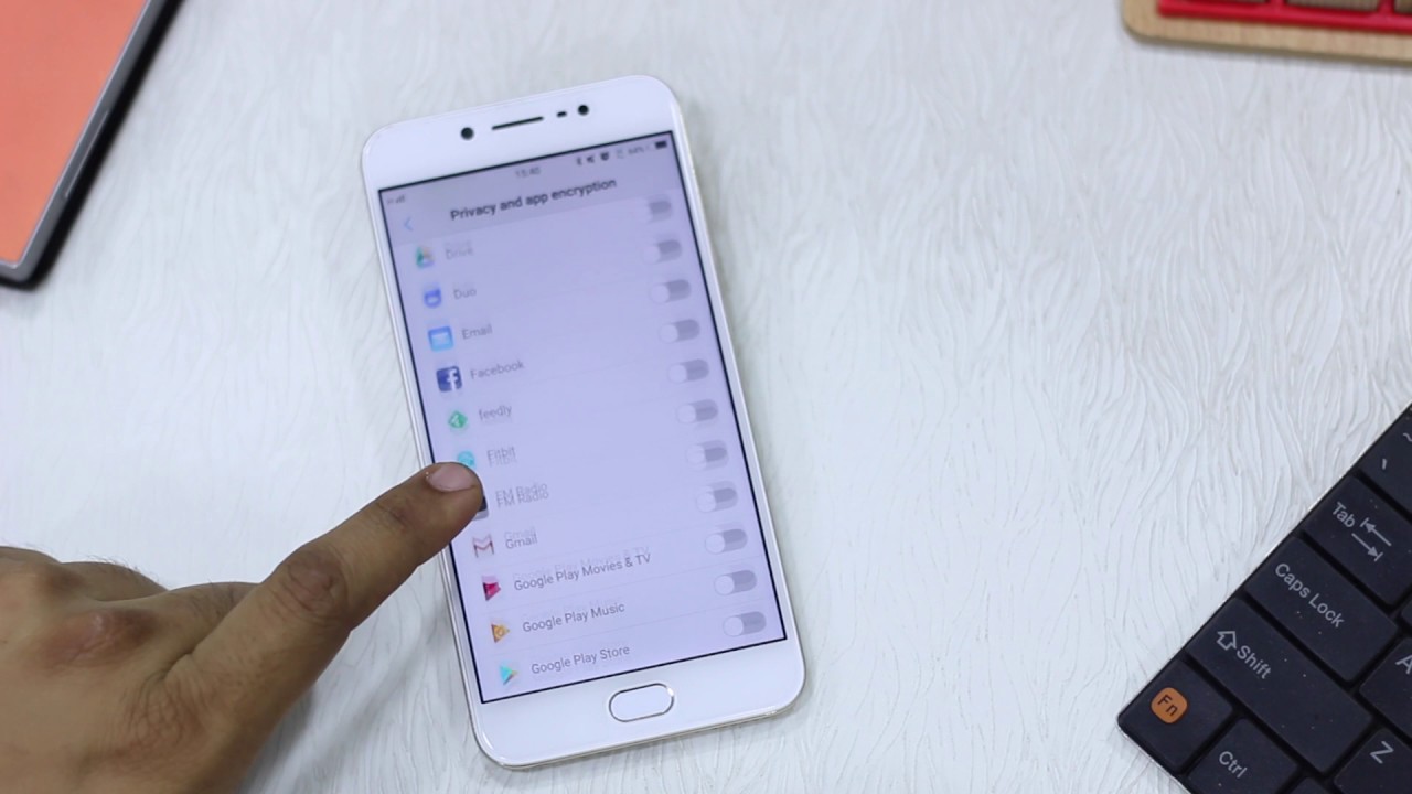 Vivo V5s: How to Lock Apps Using Fingerprint Scanner