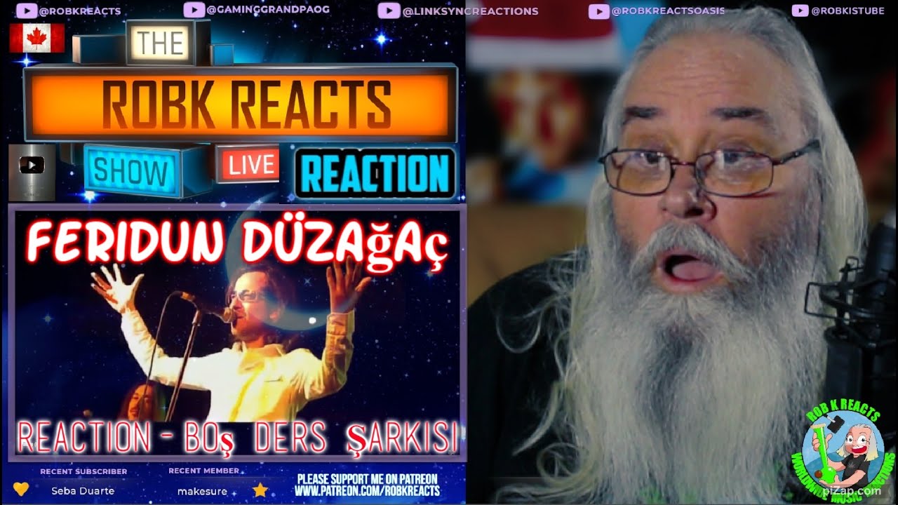 Feridun Düzağaç Reaction - Boş Ders Şarkısı - First Time Hearing - Requested