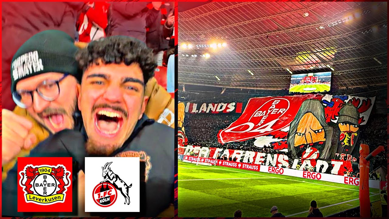 LAST MINUTE TOR😱 HEXENKESSEL🔥 DERBYSIEG⚫️🔴 UND PYROS 🧨 | BAYER LEVERKUSEN VS 1 FC KÖLN | STADIONVLOG