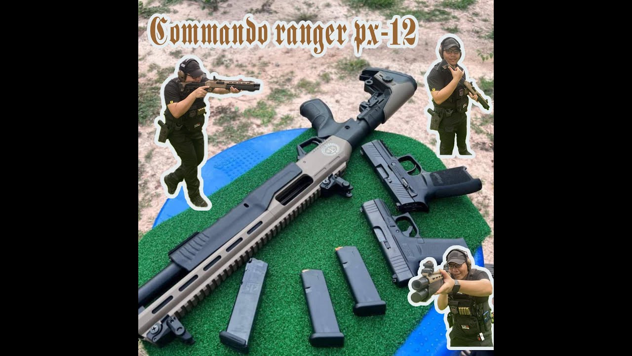 ยิงปืนลูกซอง NTS COMMANDO PX 12  ขนาด 12 ความยาว 11 4 นิ้ว บรรจุ 5 นัด สนามยิงปืน บช ศ