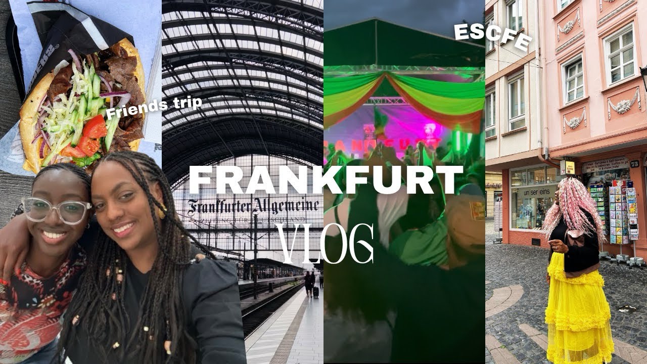 Frankfurt, Germany Vlog 🇩🇪 | Friends Trip, Exploring the city, ESCFE festival 2025