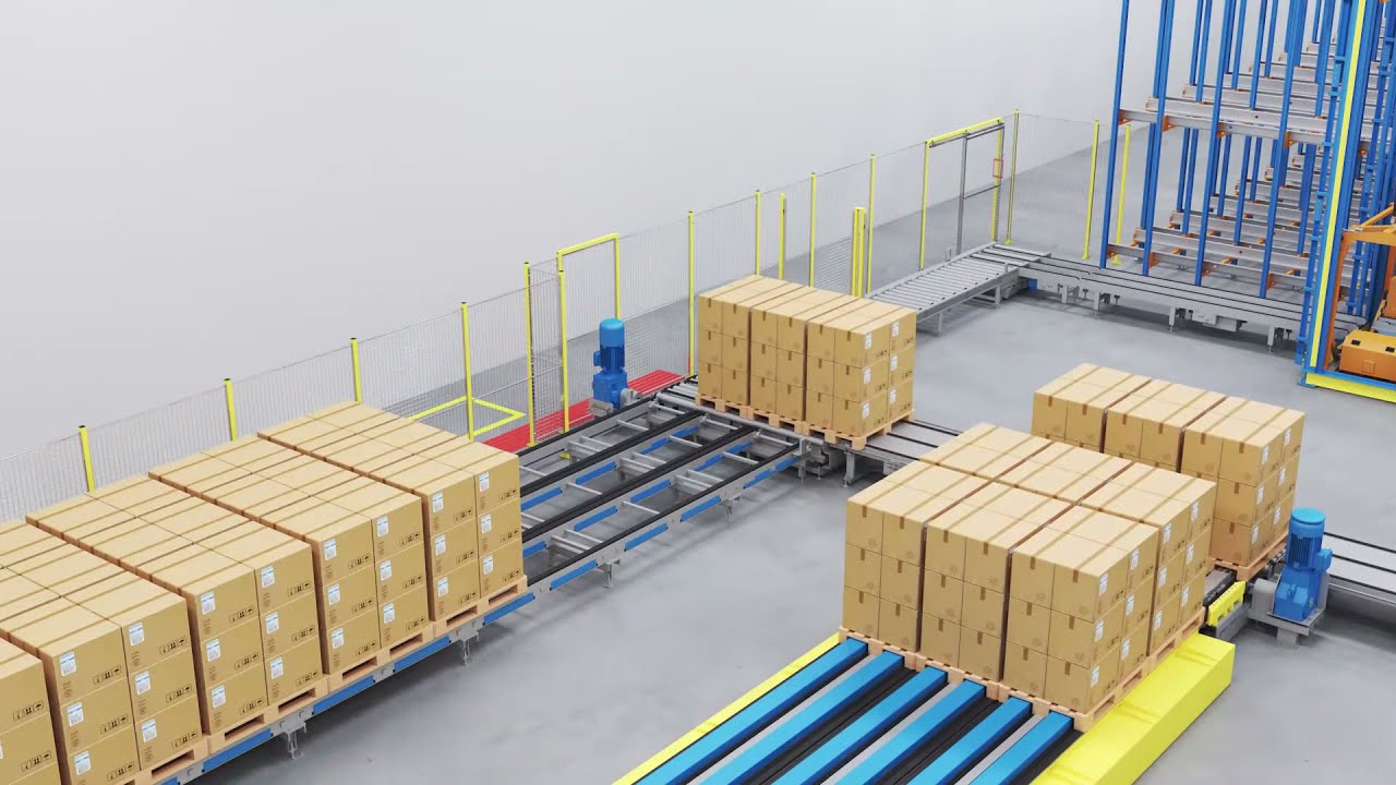 Logistics 4.0 | ATLS Automated Truck Loading and Unloading | Automatic Shuttle Racks