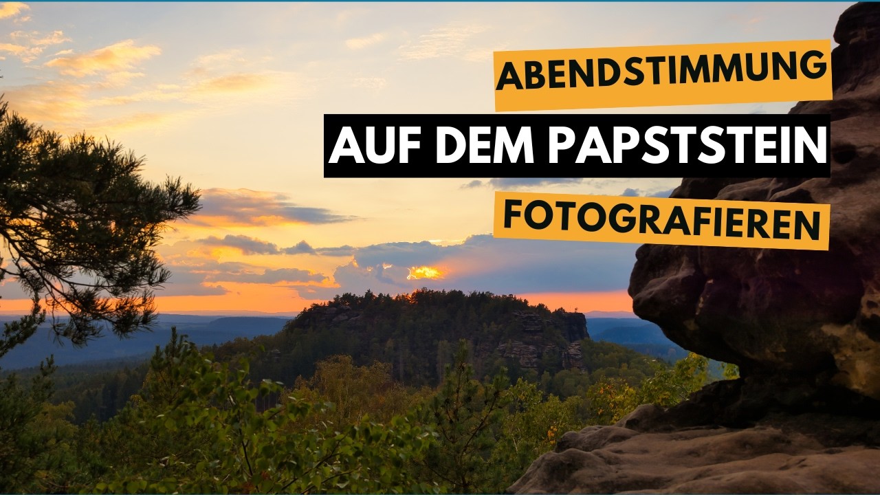Sächsische Schweiz bei Sonnenuntergang – WOW-Moment auf dem Papststein!