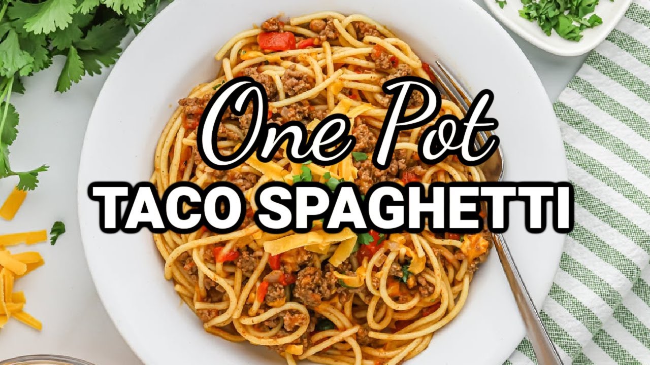 One Pot Taco Spaghetti Recipe