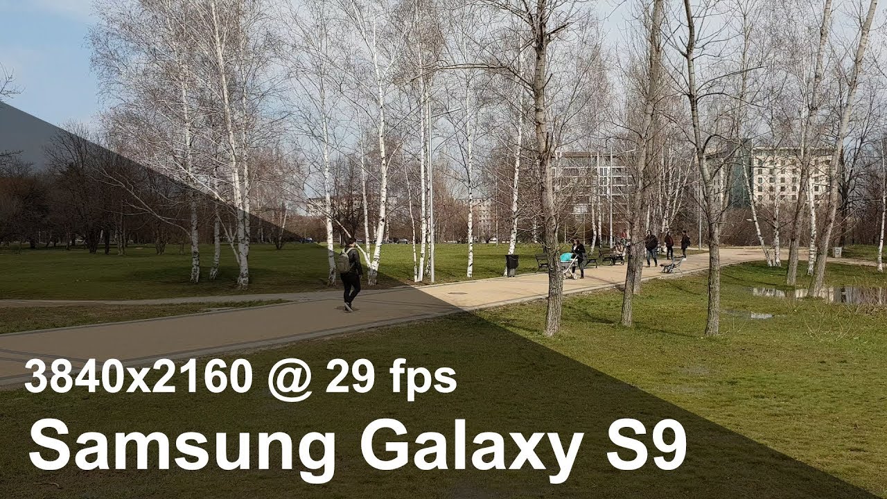 Samsung Galaxy S9 - 4K (UHD) 29 fps camera video sample