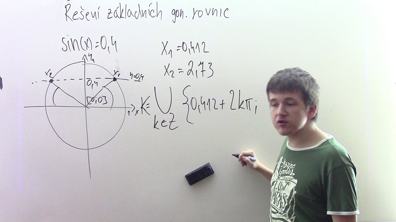 Řešení základních goniometrických rovnic