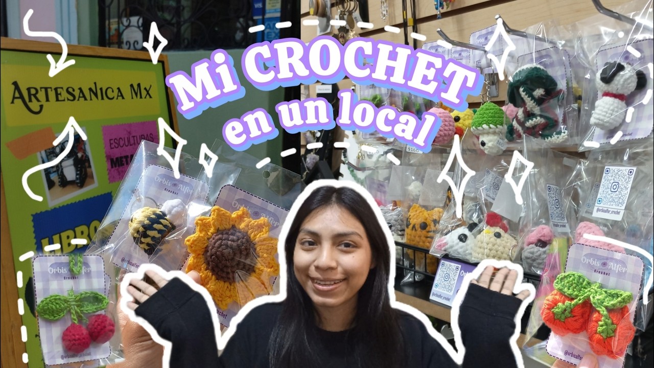 Preparando mi CROCHET para un punto de VENTA🧶✨