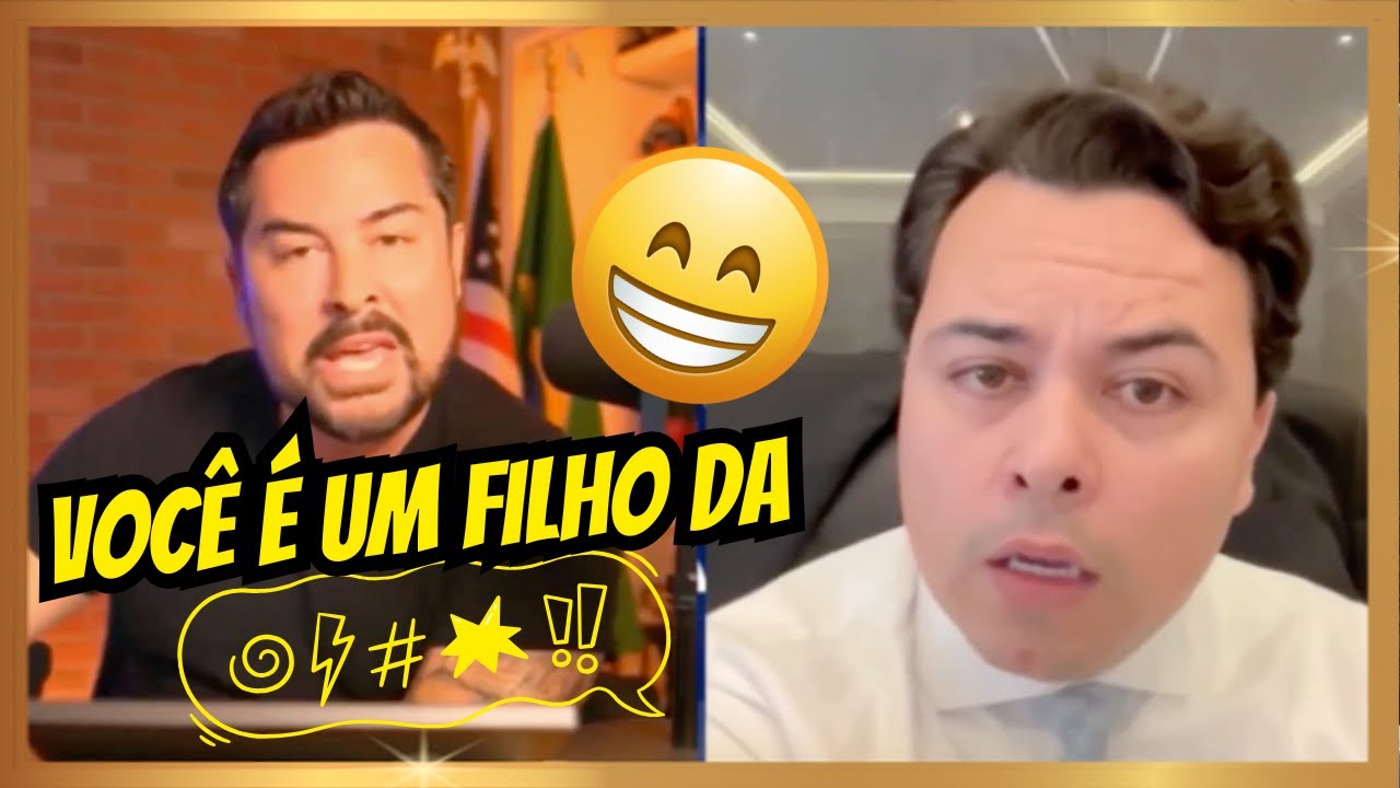 A BRIGA DO ANO!  Neto do ditador e advogado do golpista QUEBRAM O PAU AO VIVO - REACT