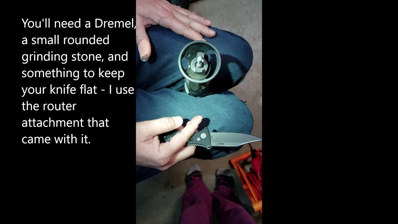 DIY Boker Kalashnikov Sharpening Choil