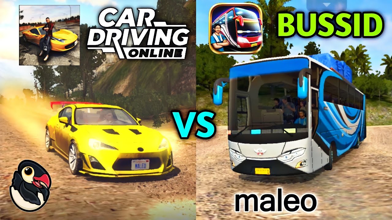 🚚Best Comparison Between Car Driving Online with Bus Simulator Indonesia By Maleo 🏕 | Maleo Games