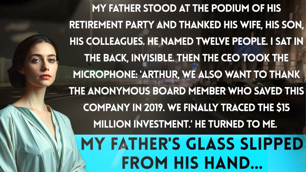 At His Retirement Party, Dad Thanked Everyone Except Me  Then The CEO Gave His Speech