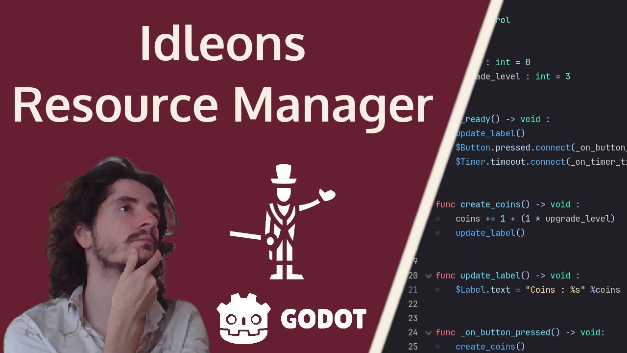 05 - Resource Manager - Idle Game Tutorial - Godot 4.3