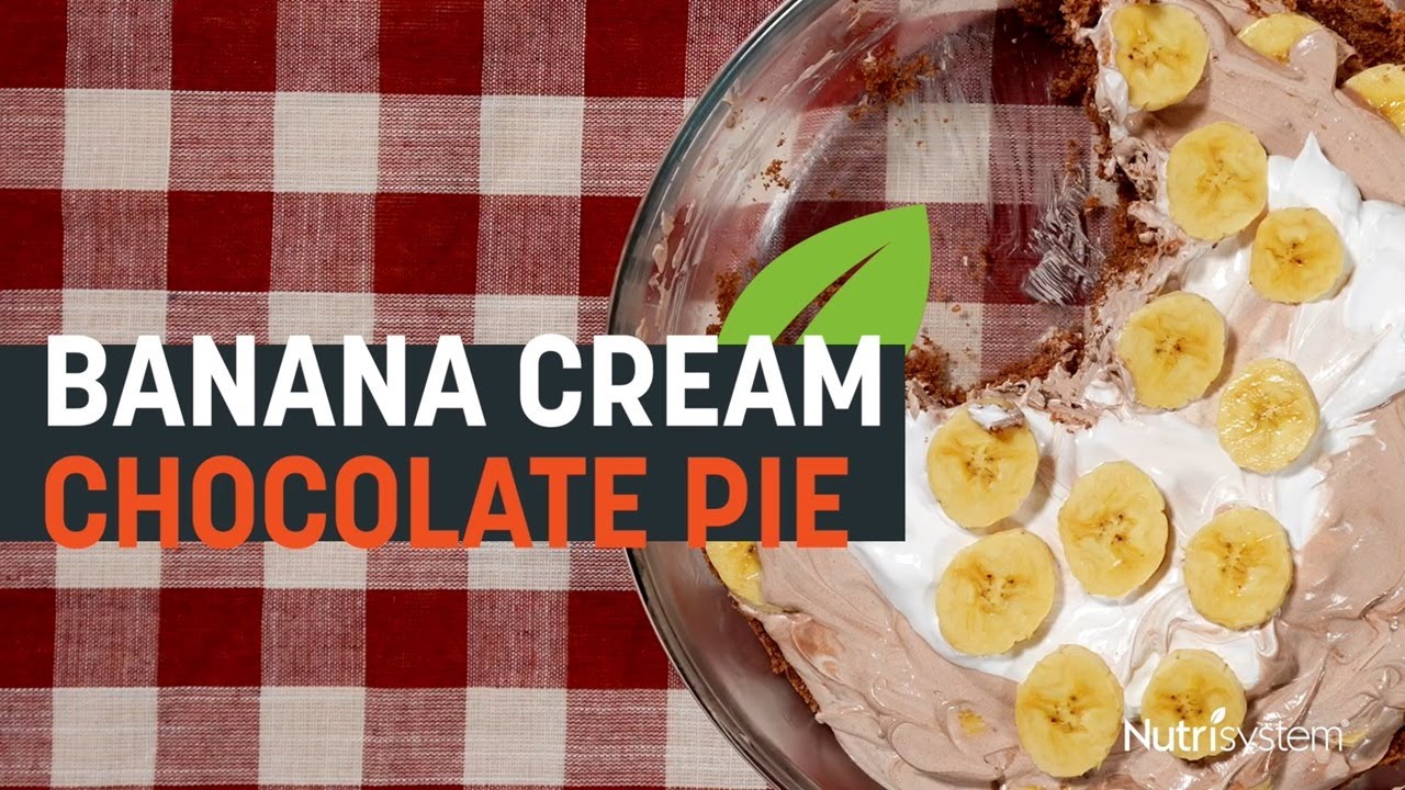 Banana Cream Chocolate Pie - Nutrisystem Recipe