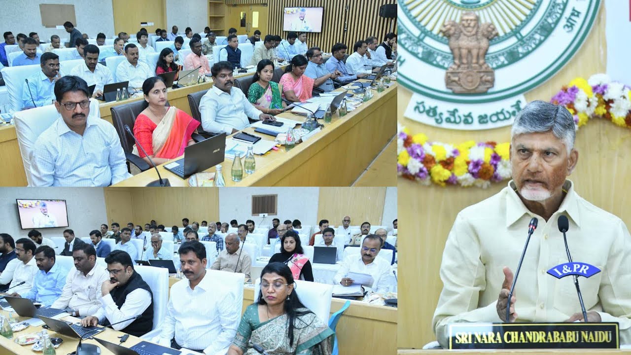 CM Chandrababu Meeting With Ministers, HODs, And Secretaries | Amaravathi | CBN Official