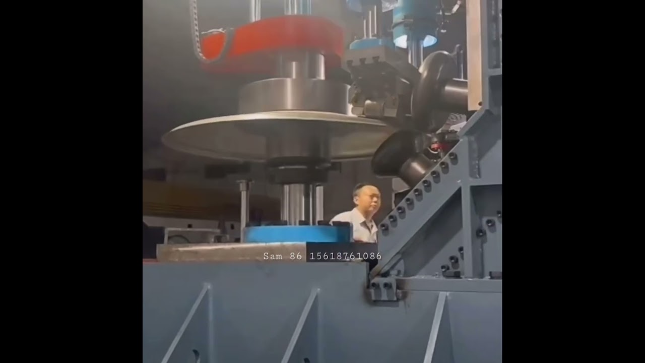 tank head spinning, dish end flanging machine