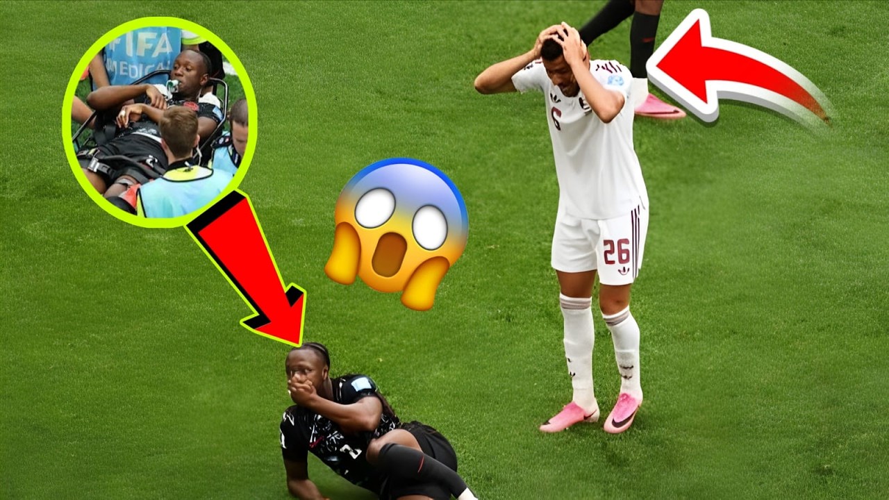 Ismael Kone Terrifying Injury vs Qatar Canada Star Stretchered Off  | Ismael Kone leg injury