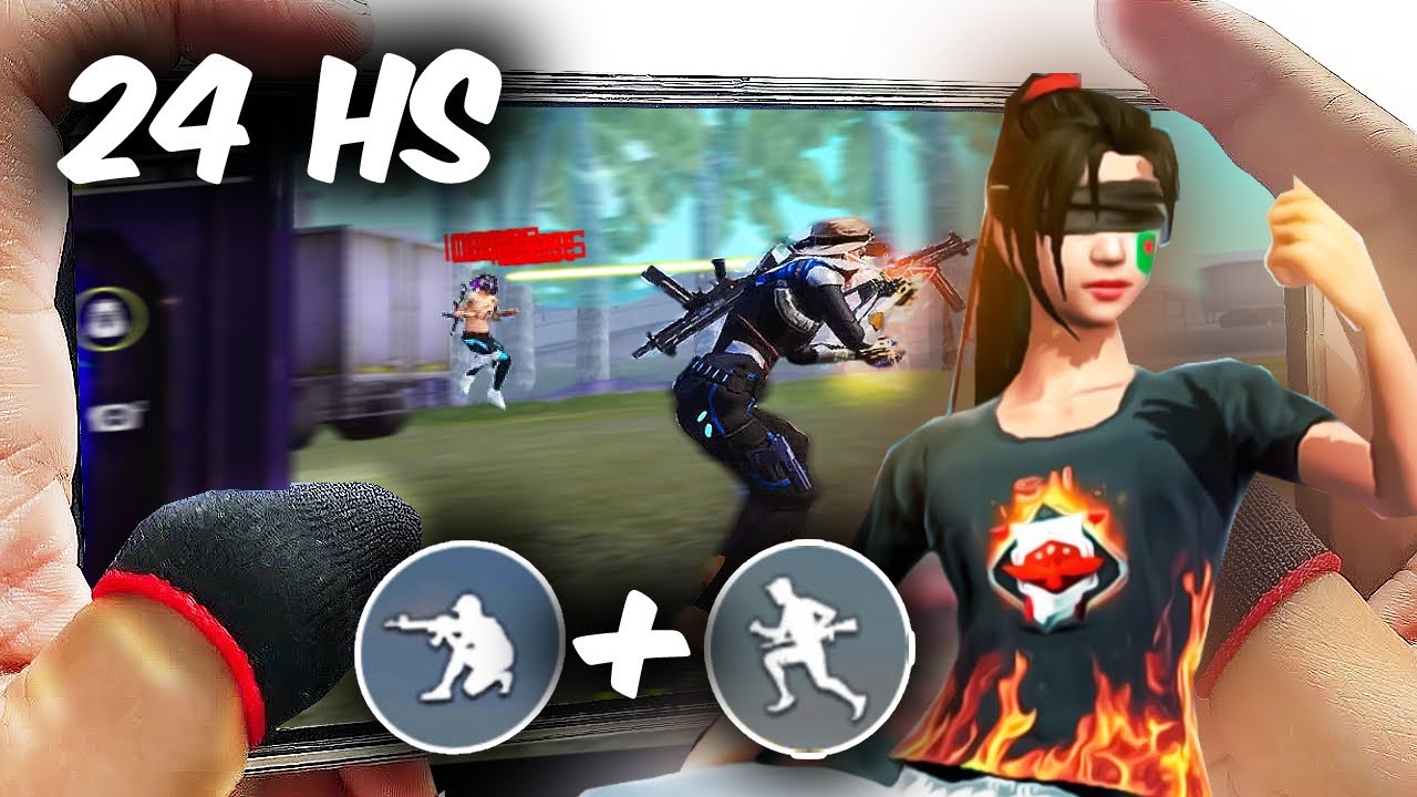 24 часа игры с Agachadinha Apelapato в Free Fire...😯🔥