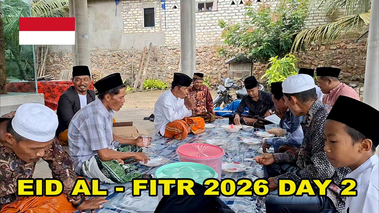 Village life in indonesia, eid al fitr 2026, Day 2 Indonesia village
