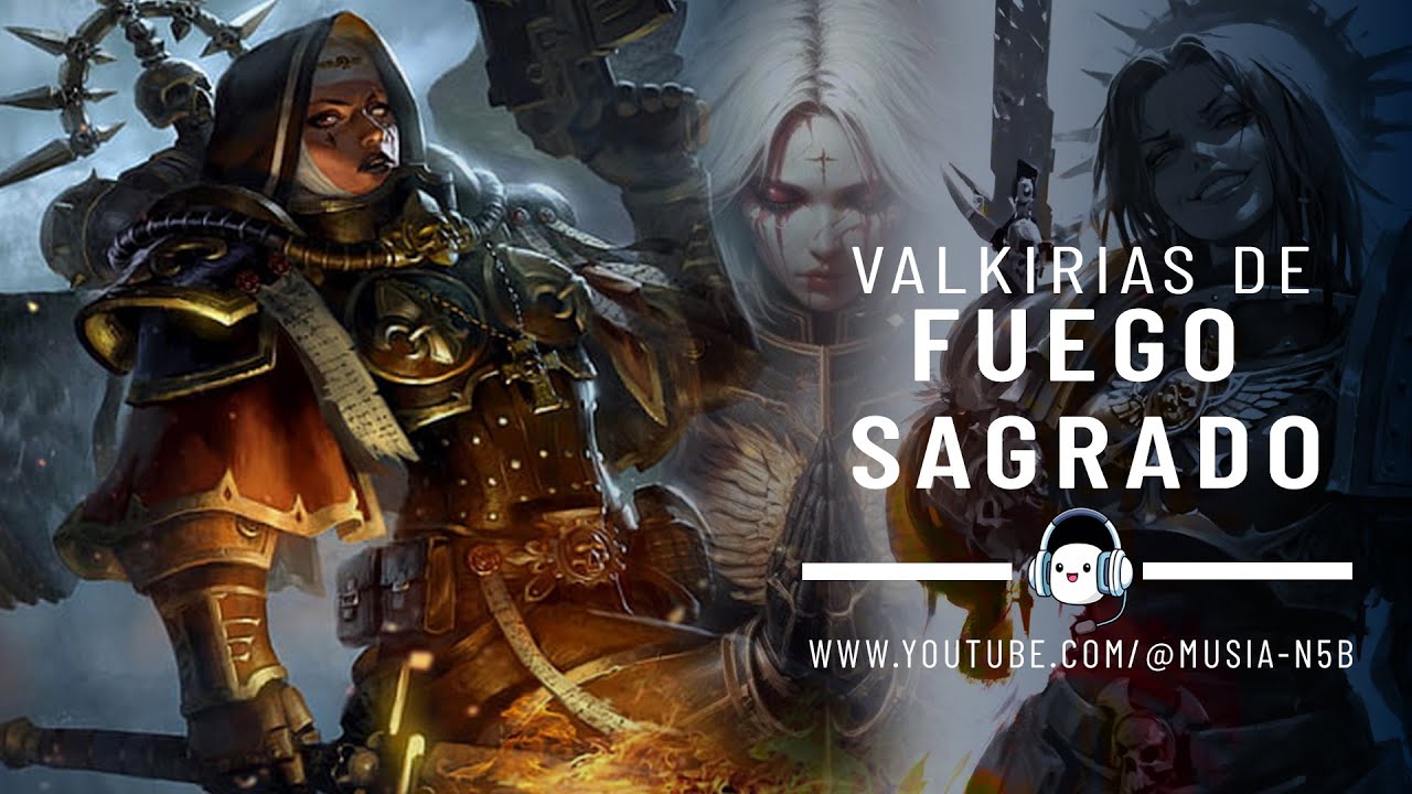Valkirias de Fuego Sagrado🎵  Adeptas Sororitas- Melodía Épica Generada por IA 🎵