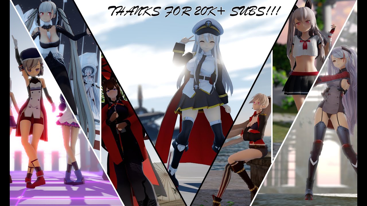【Azur Lane MMD】 The less I know the better & Sexy back (Mashup) 【1 hour version】