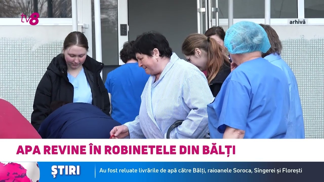 Alimentarea cu apă, reluată în nordul MoldoveI