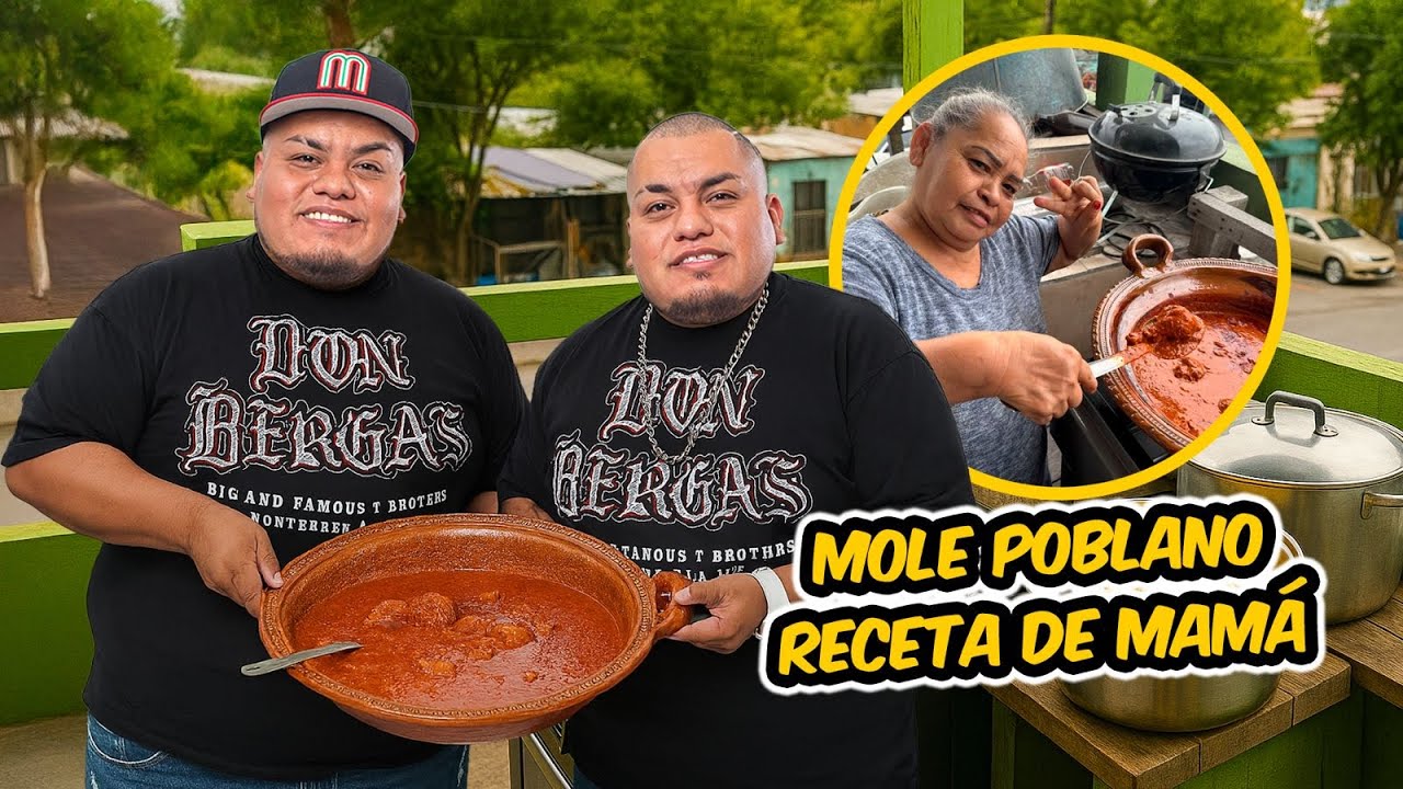 ¡MOLE POBLANO receta ORIGINAL! 🤩 MAMÁ nos ENSEÑA como SE PREPARA 😍 - Gemelos Pantera