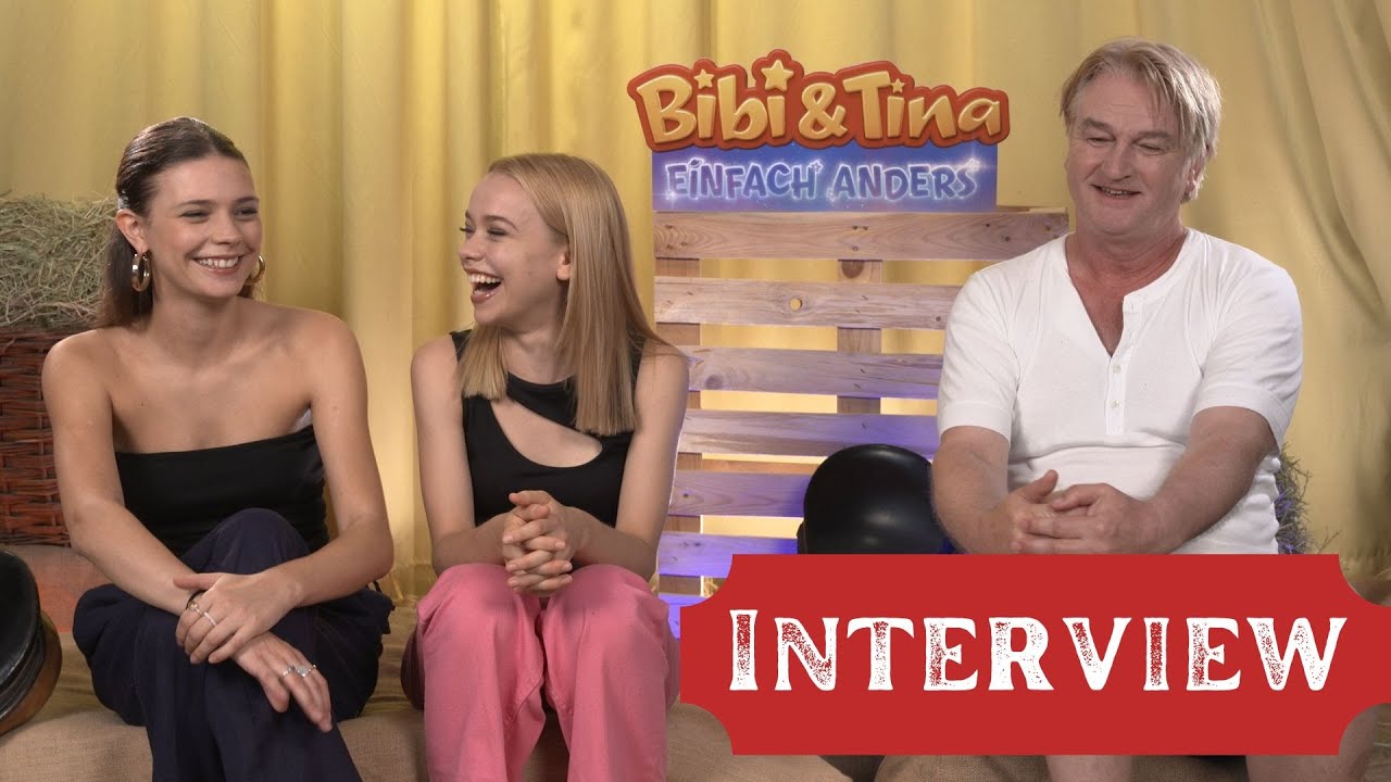 BIBI & TINA - Einfach Anders: Interview mit Katharina Hirschberg, Harriet Herbig-Matten, Detlev Buck