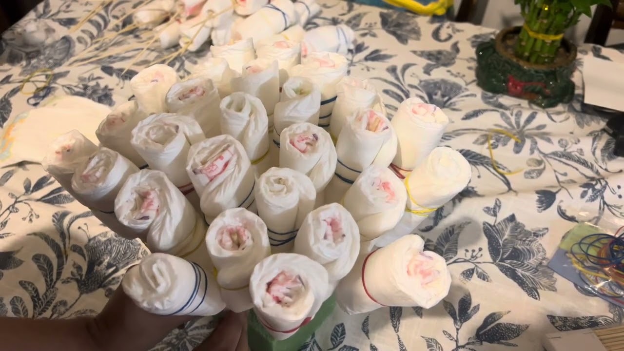 Como hacer: Bouquet de Pañales