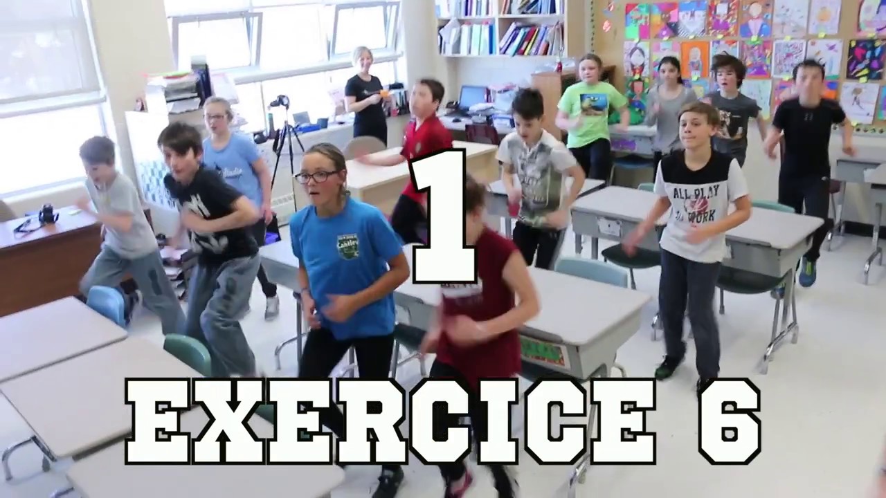 Tabata en classe (vidéo 2 de 3)