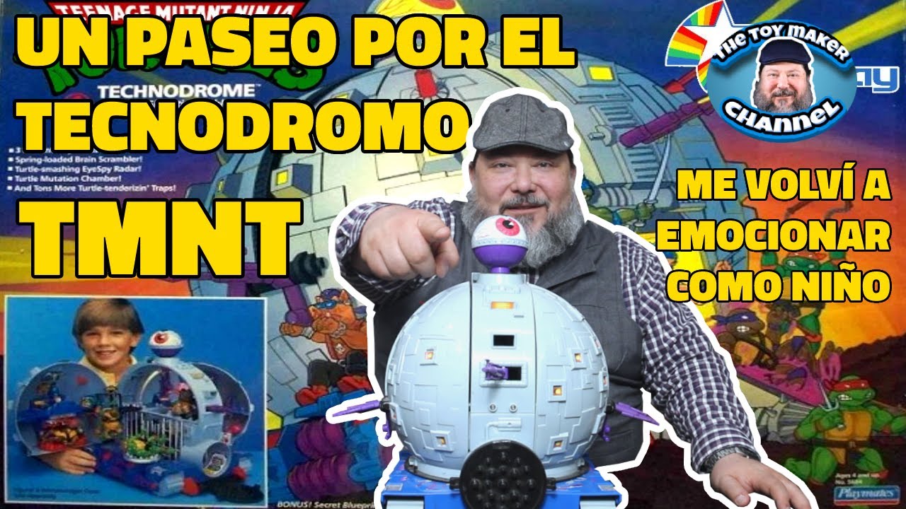 Un paseo por el Tecnodromo de Krang, sets de juegos Vintage de TMNT