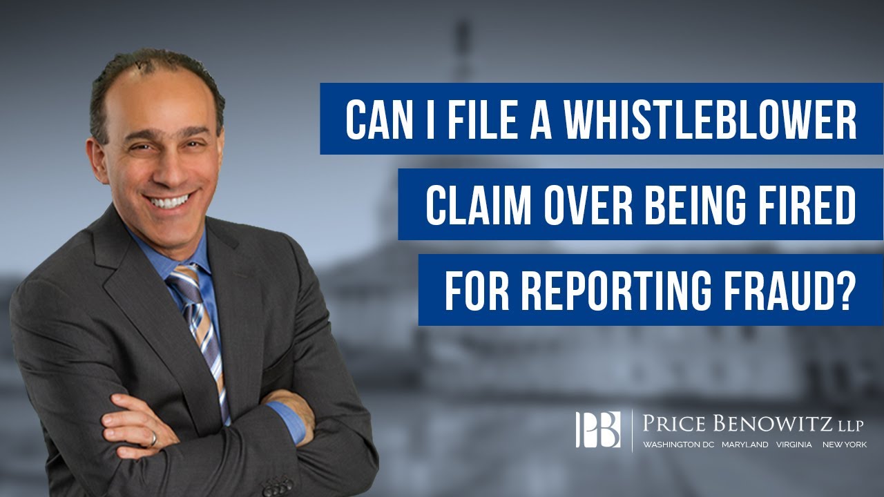 Can I File a Whistleblower Claim over Being Fired for Reporting Fraud? | Attorney Tony Munter
