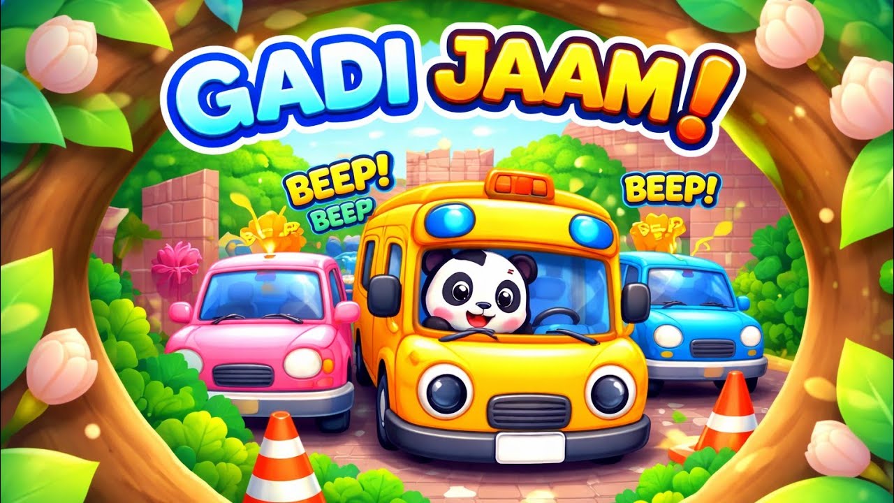 Baby Panda School Bus Song 🚌🐼 | Fun Kids Cartoon Music