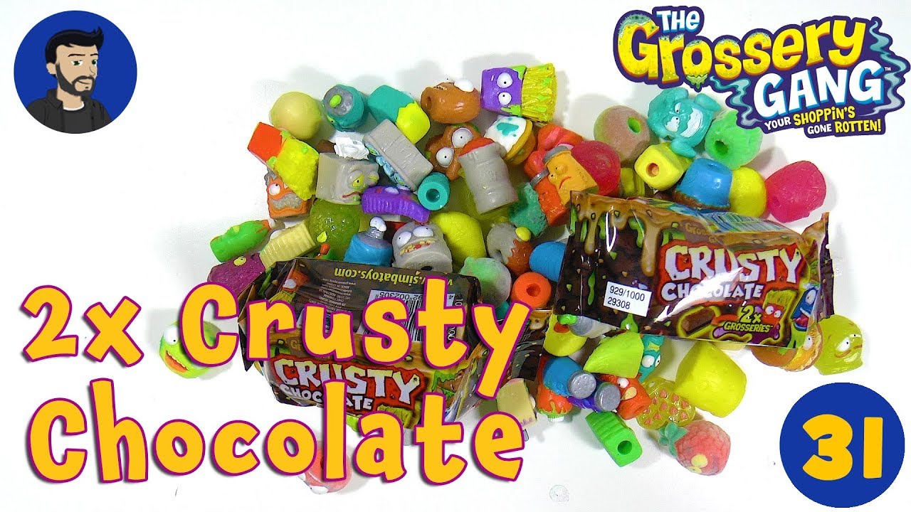 Grossery Gang Crusty Chocolate unpacking! - 2 pakjes