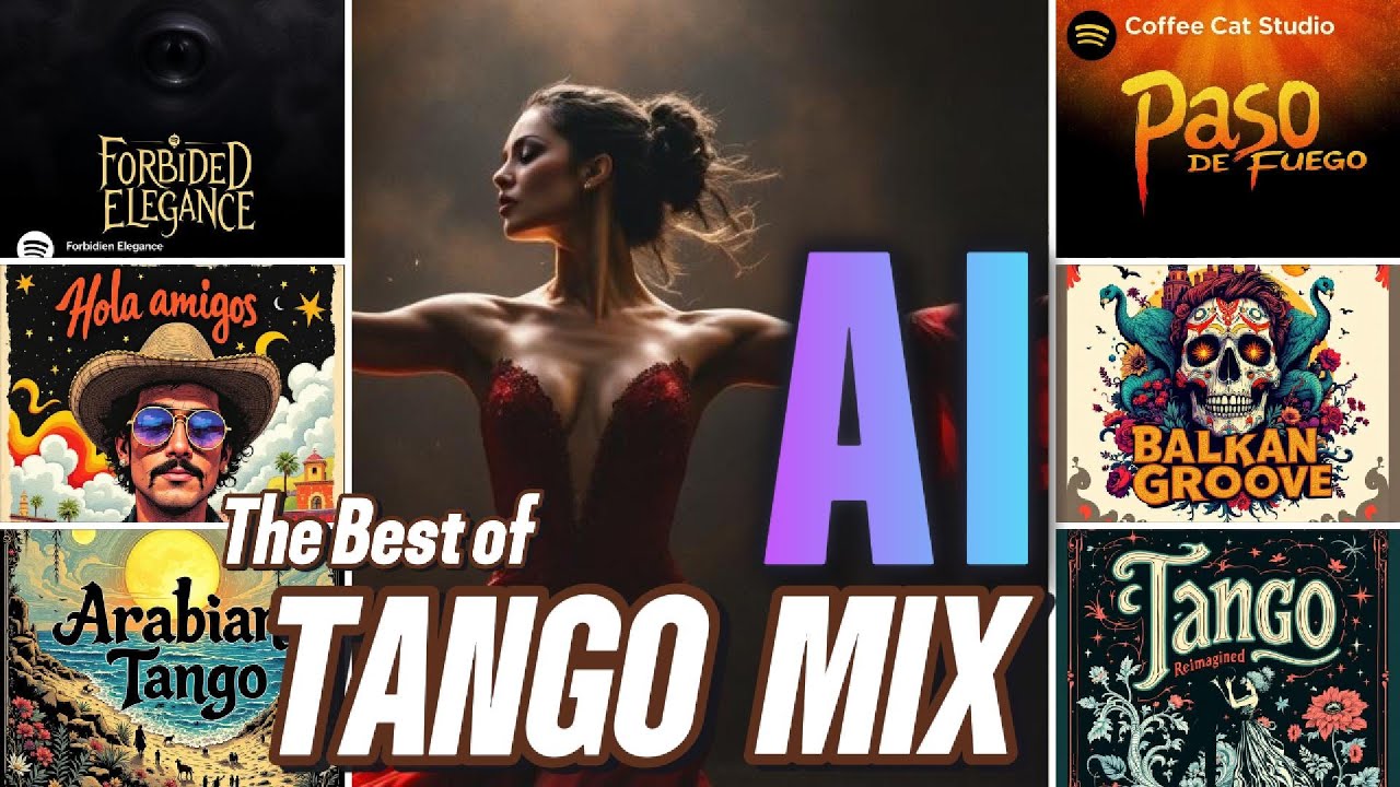 The best of  AI TANGO MIX? 🎺[Dance with me] : Coffee Cat Studio