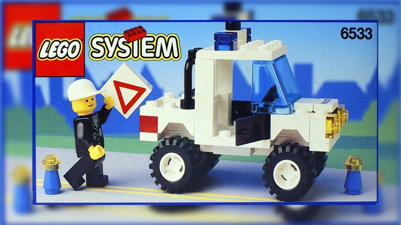 Vintage LEGO Town Set Review - 6533 LEGO Police 4x4