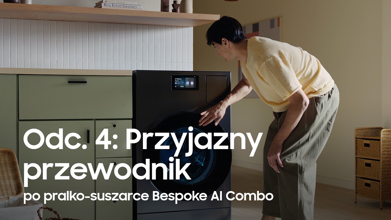 Przyjazny przewodnik po pralko-suszarce Bespoke AI Combo | Odc. 4 Inteligentne pranie i suszenie