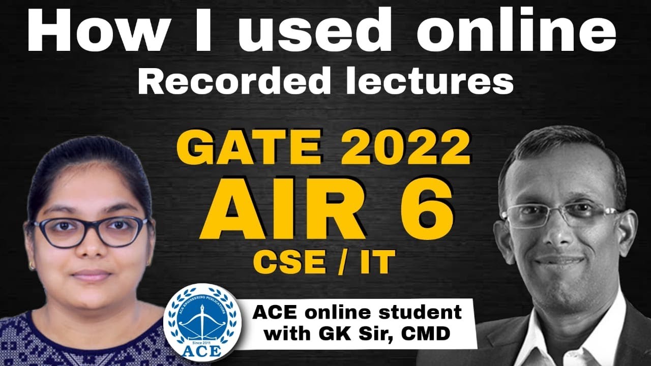 Как г-жа Бхумика Кхетан использовала записанные лекции ACE для GATE? (GATE-22, CSE AIR 6, студент...