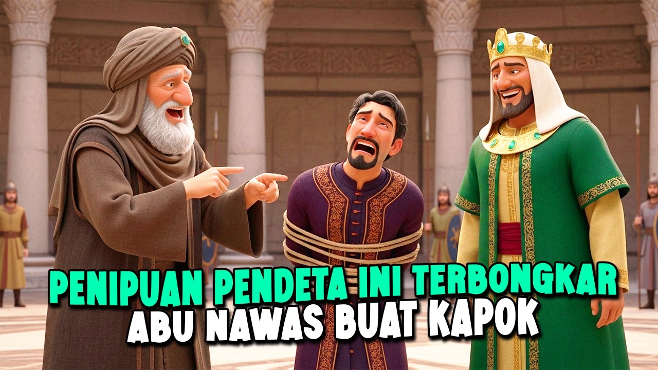 NIAT MENIPU RAJA HARUN !! ABU NAWAS BIKIN KAPOK PENDETA INI - CERITA JENAKA PENGANTAR TIDUR
